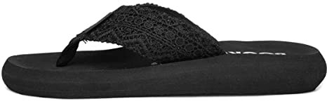Rocket Dog Spotlight - Chanclas para Mujer, Negro (Black Lima Crochet), 37 EU