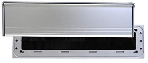 Exitex Internal Letterbox With Flap - Satin Anodised Aluminium
