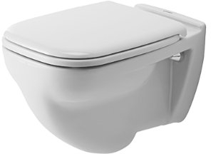 Duravit Wand WC (ohne Deckel) D-Code 545 mm, Flachspüler, weiss, 2210090000