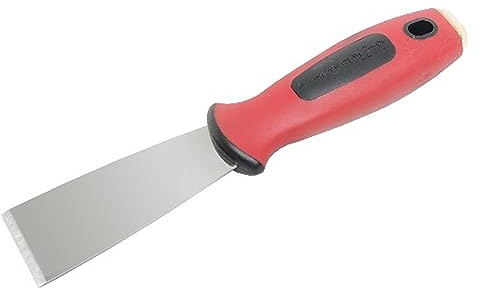 Marshalltown starrer Spachtel mit breitem Ende und Soft Grip Griff, aus Carbonstahl, Breite des Spachtels: 38 mm