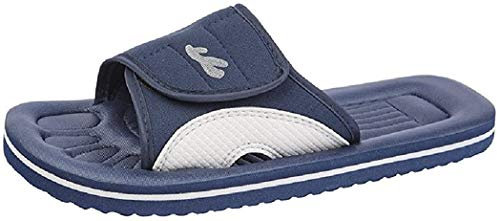 PDQ M275, Men's Flip Flops, Navy Blue Grey Eva Fabric, 10 UK