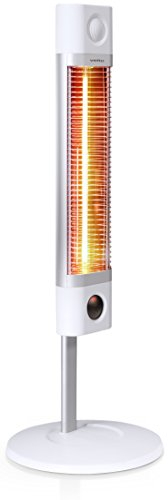 Veito CH1800RE Free Standing Carbon Infrared Heater, 1800 W, White