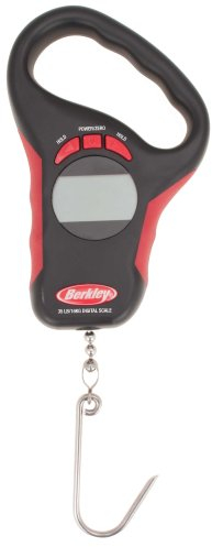 Berkley Unisex-Erwachsene Angelausrüstung Waagen und Messgeräte, rot/schwarz, 35-Pound