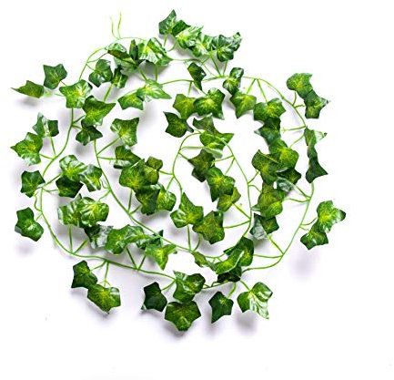 Best Artificial 200cm / 7ft Ivy Garland Hanging Vine String Plant (Dark English - IL02)