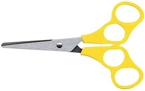 School Smart V-Shape Blunt Tip Training Scissors, 5 Inches, Stainless Steel Blade - 084840