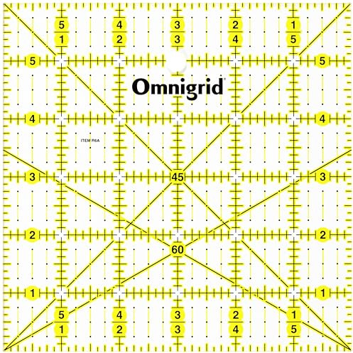 Omnigrid 6 x 6 Square Quilting and Sewing Ruler