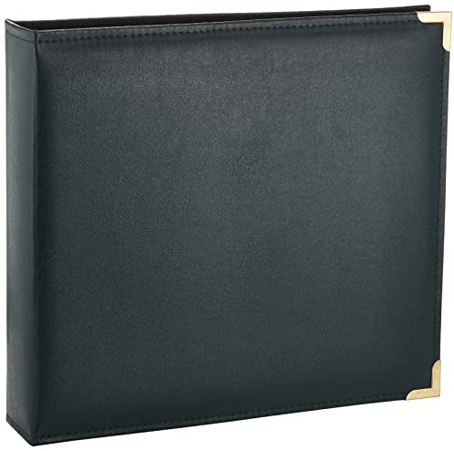 Pioneer Photo Albums Pioneer 3-Ring Sewn Cover Album 12X12, Hunter Green Oxford