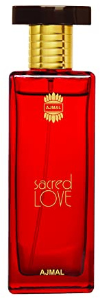 Ajmal Sacred Love Eau de Parfum 50 ml | Women’s Fresh Floral-Aquatic Fragrance with Citrus, Water Lily & Musk | Elegant Everyday Luxury