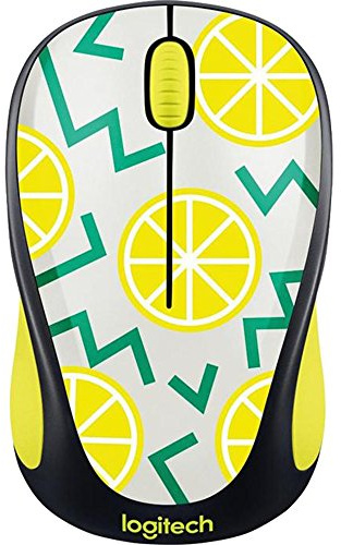 Logitech Play Collection M325c Mouse - Optical - Wireless - Radio Frequency - Lemon - USB - 1000 Dpi - Tilt Wheel - 5 Button[s]