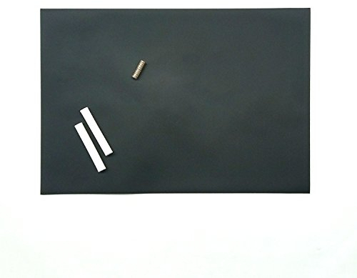 easydruck24de Selbstklebende und Magnet-Tafelfolie I DIN A3 I Verschiedene Größen | 2X weiße Tafelkreide + 10er Set Magnete | Kreidetafel I mag_038