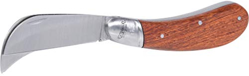 KS Tools 907.2186 Elektriker-Klappmesser, 1 Sichel- und eine gerade Klinge