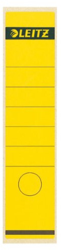 LEITZ Ordner-Ruckenschilder selbstklebend 8,0 cm gelb