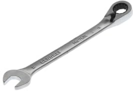 GEDORE Llave combinada con anillo de carraca, Reversible, Ancho de llave 24 mm, Acodada, De doce cantos, Perfil UD, Llave, 7 UR 24