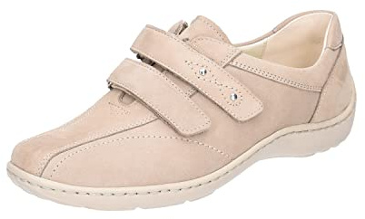 WALDLÄUFER Mesdames Velcro Chaussures HENNI 496301-191-094 corda beige, Damen Größen:6;Farben:beige