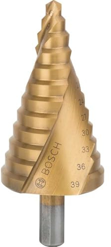 Bosch 2 608 587 431 - Brocas escalonadas HSS-TiN - 6-39 mm, 10,0 mm, 93,5 mm (pack de 1)