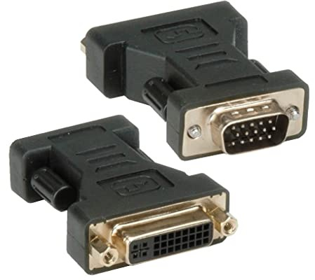Techly 304451 Adattatore DVI Analogico Femmina a VGA Maschio Nero