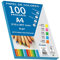 DOHE - Farbiges Papier DIN A4, 80 g. Farbe Leuchtendes Blau - 100 Blatt