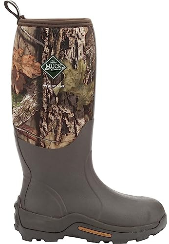 MUCK Men's Mossy Oak® Break Up Country™ Woody Max Boot, Brown, Size 14(M)