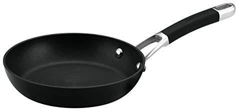Circulon Premier Professional Non Stick Frying Pan 20cm, Induction Frying Pan with Stainless Steel Base, Dishwasher Safe, Black