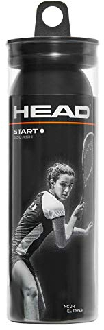 HEAD 287356 Start Squash 3B, schwarz, Einheitsgröße