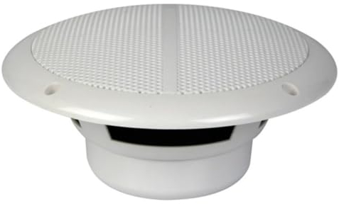 Velleman Einbaulautsprecher, 2er Pack, doppelter Konus, für innen und außen, rund, weiß, 6.5