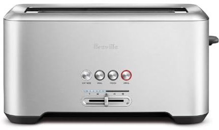 Breville BTA730XL Bit More Toaster, 4 Slice, Brushed Stainless Steel