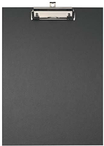 Falken Porte-documents écologique. Fabriqué en Allemagne. Avec âme en carton solide et revêtement extérieur en papier coloré pour format DIN A4, noir