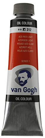 Van Gogh 2053123 Ölfarbe RED LT, Azo Rotes Licht, 1 count (Pack of 1)