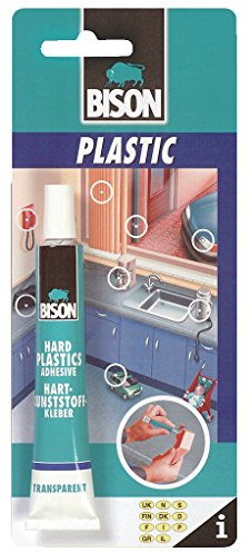 2 x 6305315 Bison Rigid Hard Plastics Repair Adhesive Glue 25ml Extra Strong and Waterproof