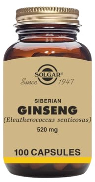 Solgar | Ginseng Siberiano Extracto de Raíz (Eleutherococcus Senticosus)| 60 Cápsulas Vegetales