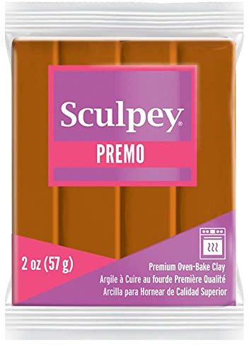 Sculpey Premo Raw Sienne 2Oz, 57 gr