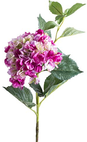 Botanic-Haus kuenstliche Hortensie Gigant (pink-rosa-Creme-grün)