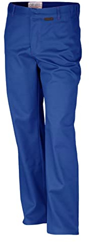 QUALITEX HIGH QUALITY WORKWEAR SCHWEIßER-Bundhose ROBUST 100% CO,370 G/M²,nach EN 470-1,EN 531 Farbe Kornblau Größe 110