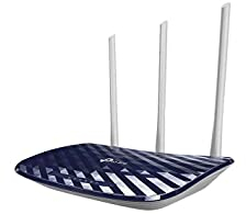 TP-LINK Archer C20 - Router inalámbrico AC750 Mbps Banda Dual (300 Mbps en 2.4 GHz, 433 Mbps en 5 GHz, 4 Puertos LAN 10/100Mbps, 1 Puerto 10/100Mbps, Puerto USB 2.0, soporta IPv6)