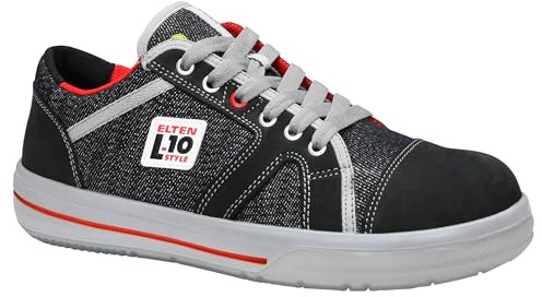 ELTEN SENSATION Low ESD S2, chaussures de sécurité pour hommes, légères, embout en acier, matière supérieure : cuir + textile, doublure intérieure : textile (respirant), taille 46
