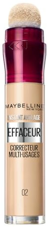 Maybelline New York - Instant Effaceur - Anti-cernes/Correcteur Fluide - Teinte : Beige Nu (02) - 6,8 ml