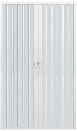 ROLLPLAST PINTO PVC Faltwand in Nische 100 cm mit zentraler Öffnung Mod. Vergine