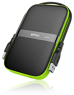 Silicon Power 2 TB External Portable Hard Drive Rugged Armor A60 Shockproof Water-Resistant 2.5-Inch USB 3.0 , Military Grade MIL-STD-810G & IPX4, for PC/Mac/Xbox One/Xbox 360/PS4/PS4 Pro/PS4 Black