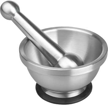 Ibili 722600 Mortier Inox 12 cm