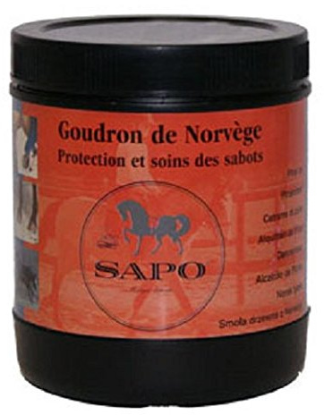 SAPO Cura degli Zoccoli per Cavalli Catrame Norvegese Oleum 700 ml