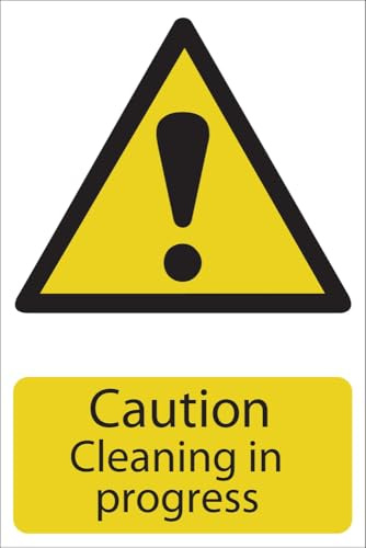 Draper 72440 Caution Cleaning Hazard Sign