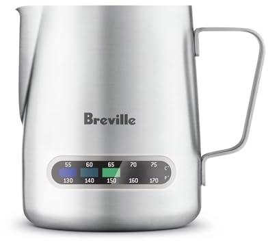 Breville BES003 Temp Control Milk Jug Espresso Accessory for Creating Latte Art