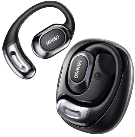 MINISO MS156 Auriculares Traductor en Tiempo Real, 3 in 1 Auriculares Traductor IA Soportan 134 Idiomas con App, Auriculares Traductor Inteligente para Negocios, Viajes y Estudio