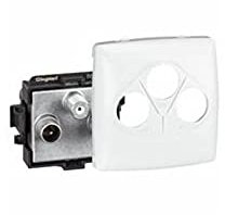 Legrand 086142 Prise TV-R-SAT Appareillage Saillie Composable, Blanc, Lot de 10