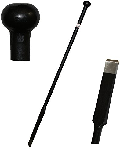 Pflasterbrechstange 1250 mm, mit Kugelkopf und Schneide