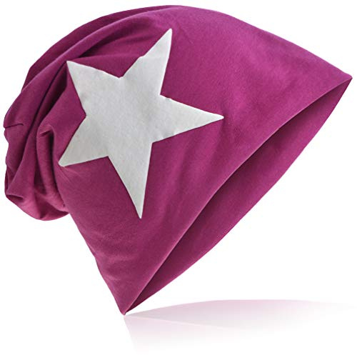 Jersey slouch beanie lång mössa med stjärnstil unisex enfärgad män kvinnor trend, En Storlek
