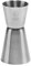 Leopold Vienna Misurino con Bicchiere 30/50 ml, Acciaio Inossidabile 304, Color Argento, 45x45x90mm