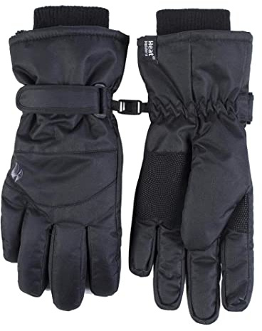 HEAT HOLDERS - Mens Extra Warm Waterproof Insulated Winter Thermal Ski Gloves (L/XL)