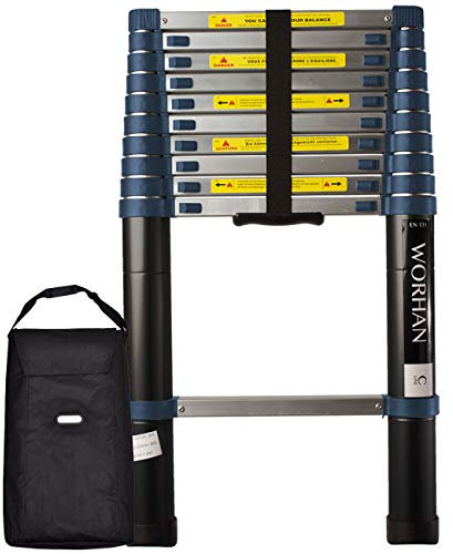 WORHAN SCALA 3.2m TELESCOPICA CAVALLETTO ESTENSIBILE ALLUMINIO 320cm 1K3.2C+bag