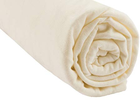 Drap Housse 140x190 / 140x200 cm 100% Coton Bio Lit Deux Places | Écru Naturel | Doux Agreable| Extensible Respirant | Sommeil sain | Marque Easy Dort | Oeko-Tex | Fabriqué en Europe
